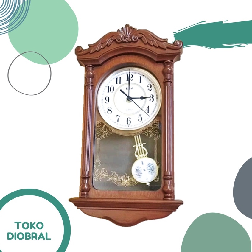 Jam Dinding Klasik Melodi Bandul
