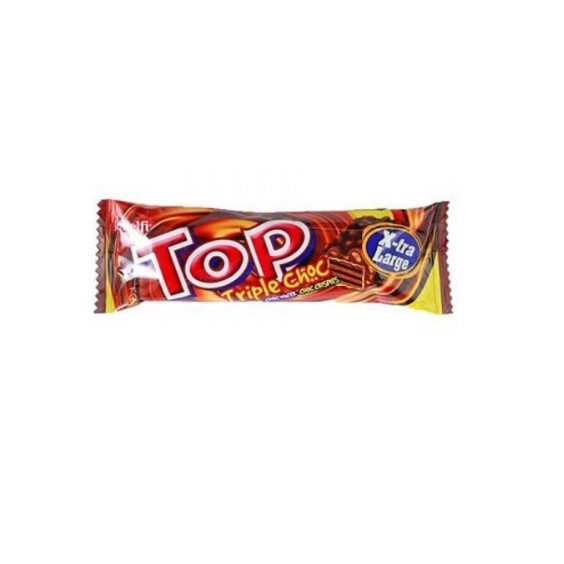 

TOP WAFER TRIPLE COKLAT 38 GR HARGA SUDAH TERMASUK PACKING