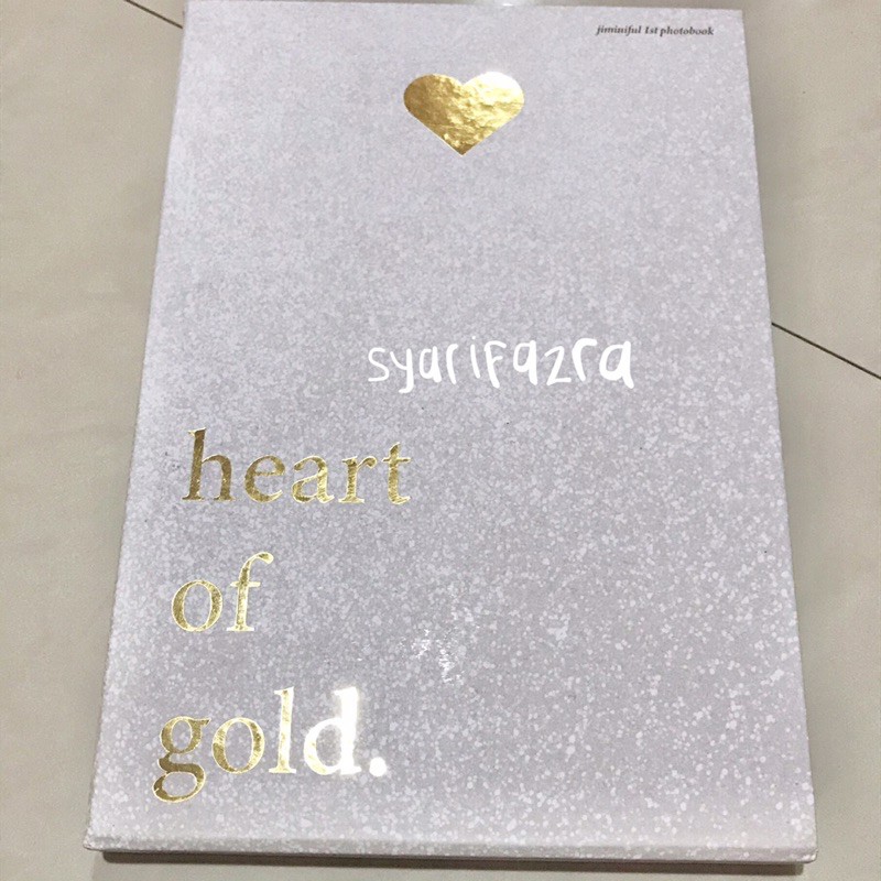 photobook jimin heart of gold by fansite jiminiful1013