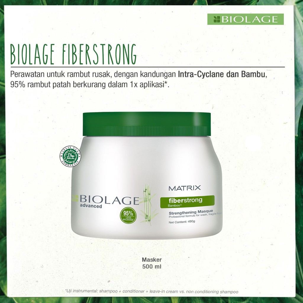 ❤️Glamouroseshop❤️ MATRIX Biolage FiberStrong Bamboo Strengthening Masque 490 g