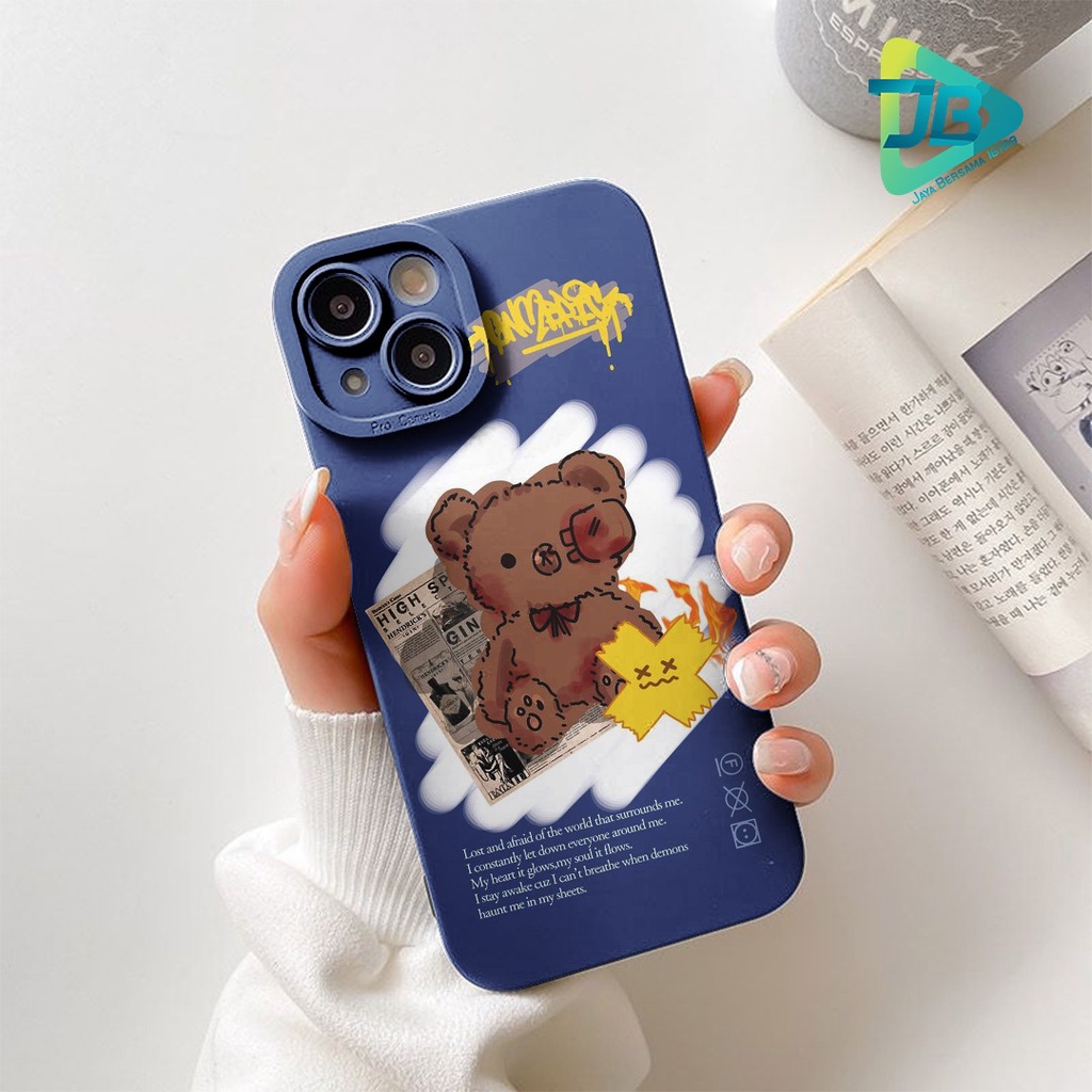 SOFTCASE PROCAMERA CUSTOM BEAR OPPO VIVO SAMSUNG REALME XIAOMI IPHONE INFINIX FOR ALL TYPE JB5730