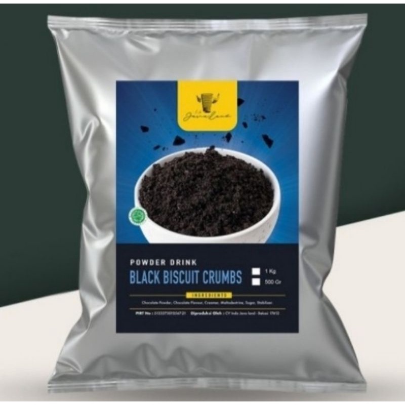 black biscuit crums 1 kg coreo bisa ecer