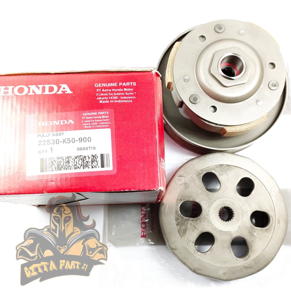 PULLY ASSY HONDA KUALITAS ORIGINAL HONDA AHM VARIO 125 LED VARIO 150 LED PCX 125 PCX 150