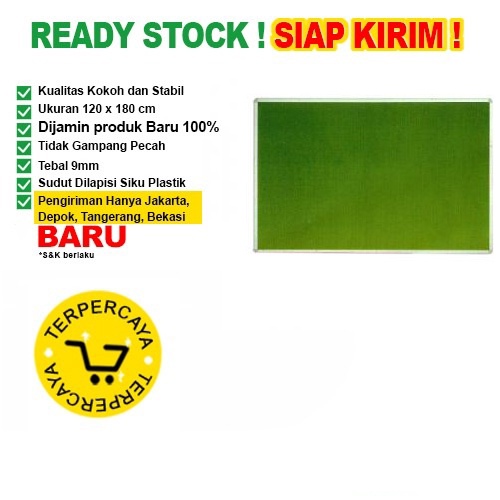

Papan Pin Board / Soft Board SAKANA Bludru 120x180 cm