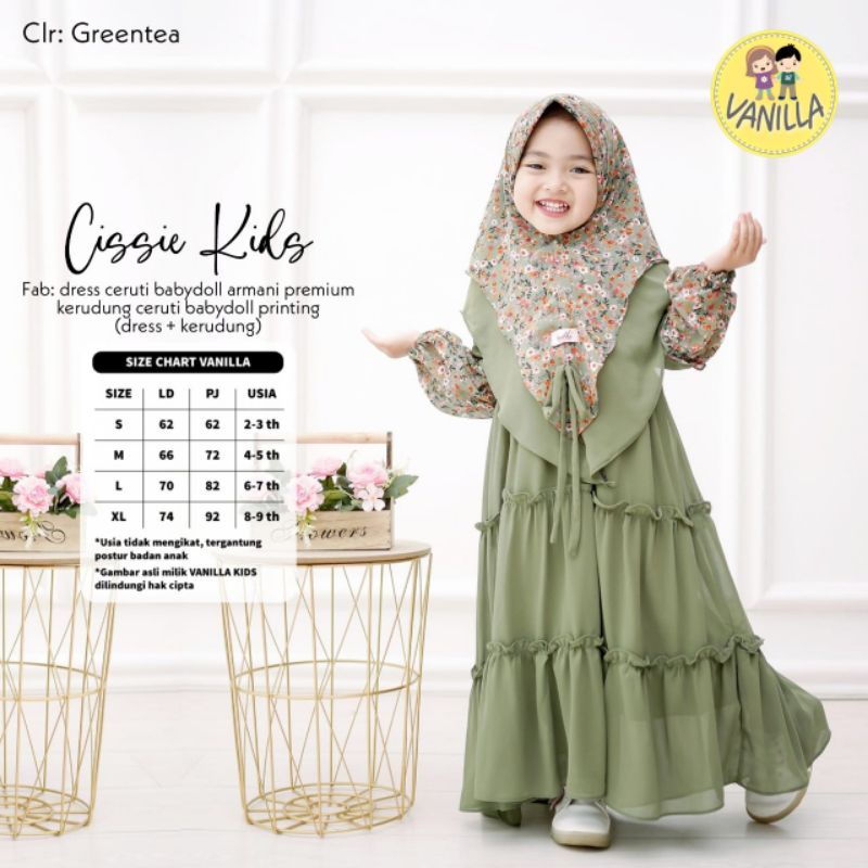 cissie kids gamis anak by vanila