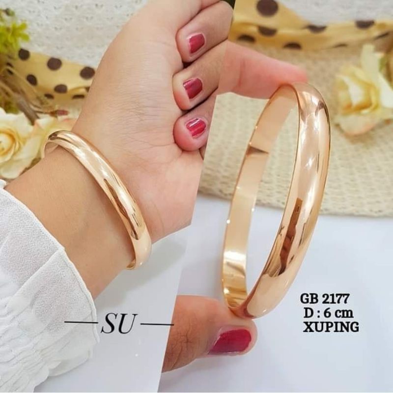 Gelang xuping lapis emas gelang keroncong wanita dewasa