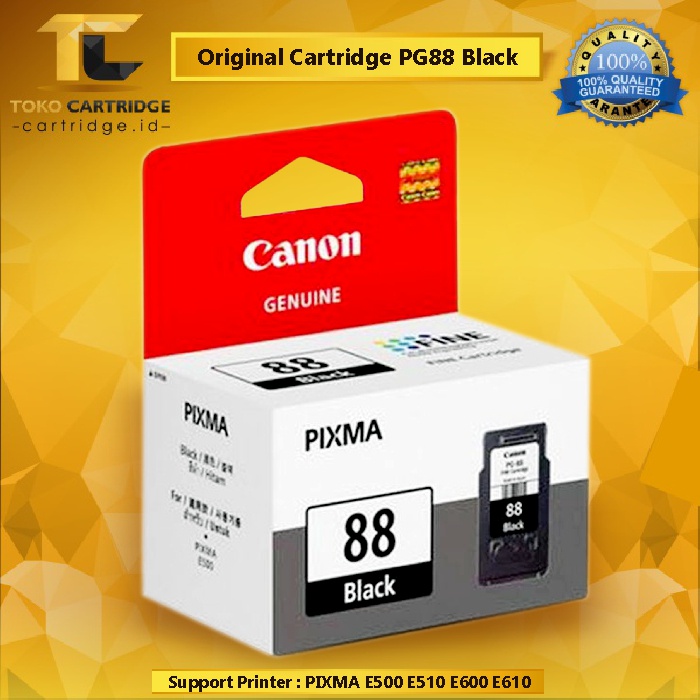 Tinta Cartridge PG88 New ORIGINAL catridge Printer PG 88 PG-88 E500 E510 E600 E610