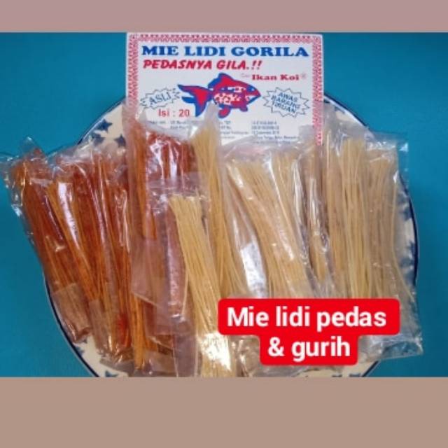 

MIE LIDI MIE BITING PEDAS GILA DAN GURIH ASIN