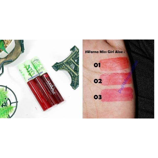Ecer Lip Tint Miss Girl Aloe Vera Shopee Indonesia
