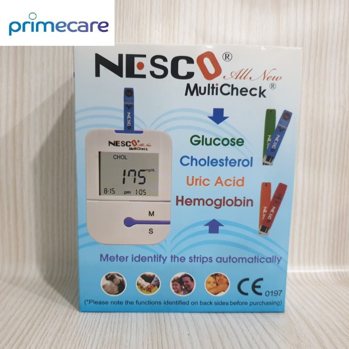 Alat Nesco Glucose MULTICHECK 2  Nesco Gula easy touch tes gula darah autocheck