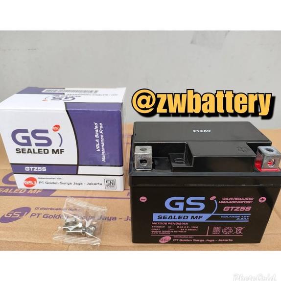 DIJUAL Aki motor Honda Vario 110 GTZ5S GS Aki Kering