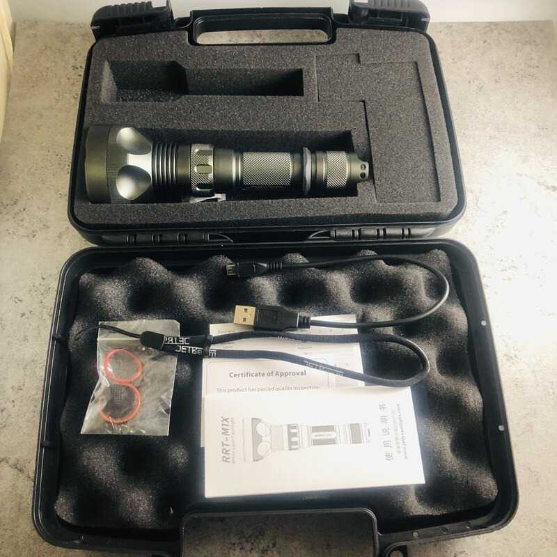 IDN TOOLS - JETBeam RRT-M1X Raptor Flashlight Laser LED WP-T2 480 Lumens