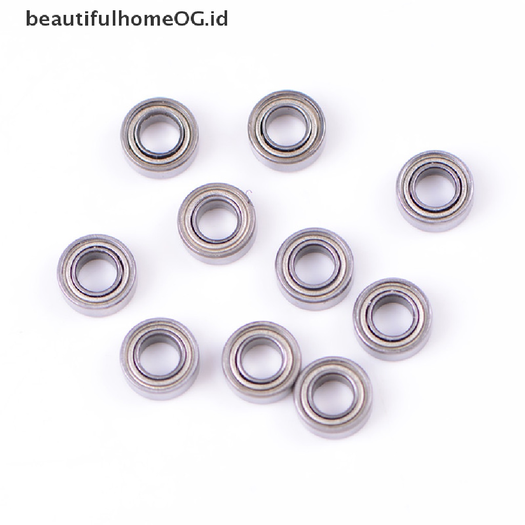 10 Pcs Miniatur Bola bearing MR105ZZ L-1050 MR105 Ukuran 5x10 X 4mm Mr105zz Bearing ABEC-1 (10PCS) Miniatur MR105 ZZ Ball Bearing 5x10 X 4mm