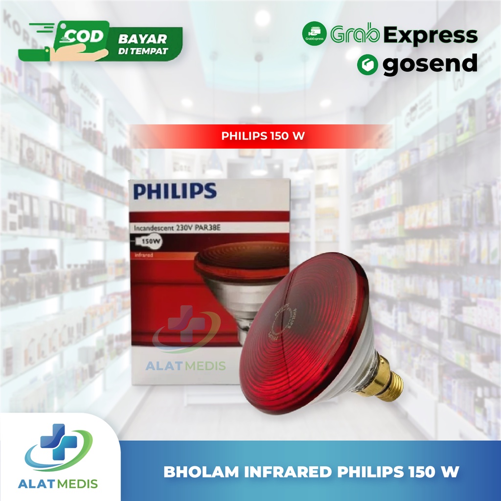 Jual Lampu Terapi Infrared Phillips Bholam Fisioterapi Phillips Watt Shopee Indonesia