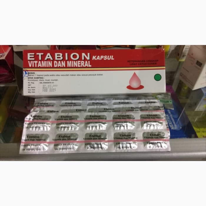 ETABION KAPSUL / MULTIVITAMIN IBU HAMIL / TAMBAH DARAH