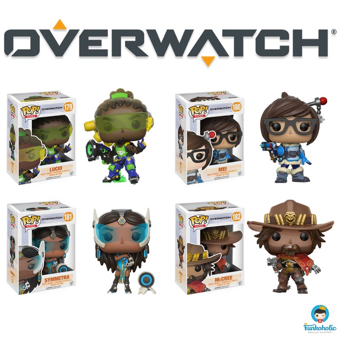 Overwatch (Lucio, Mei, Symmetra, McCree 