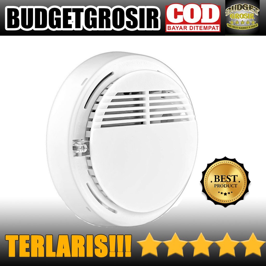 Alat Pendeteksi Asap Kebakaran - SS-168 - White--Smoke Detector