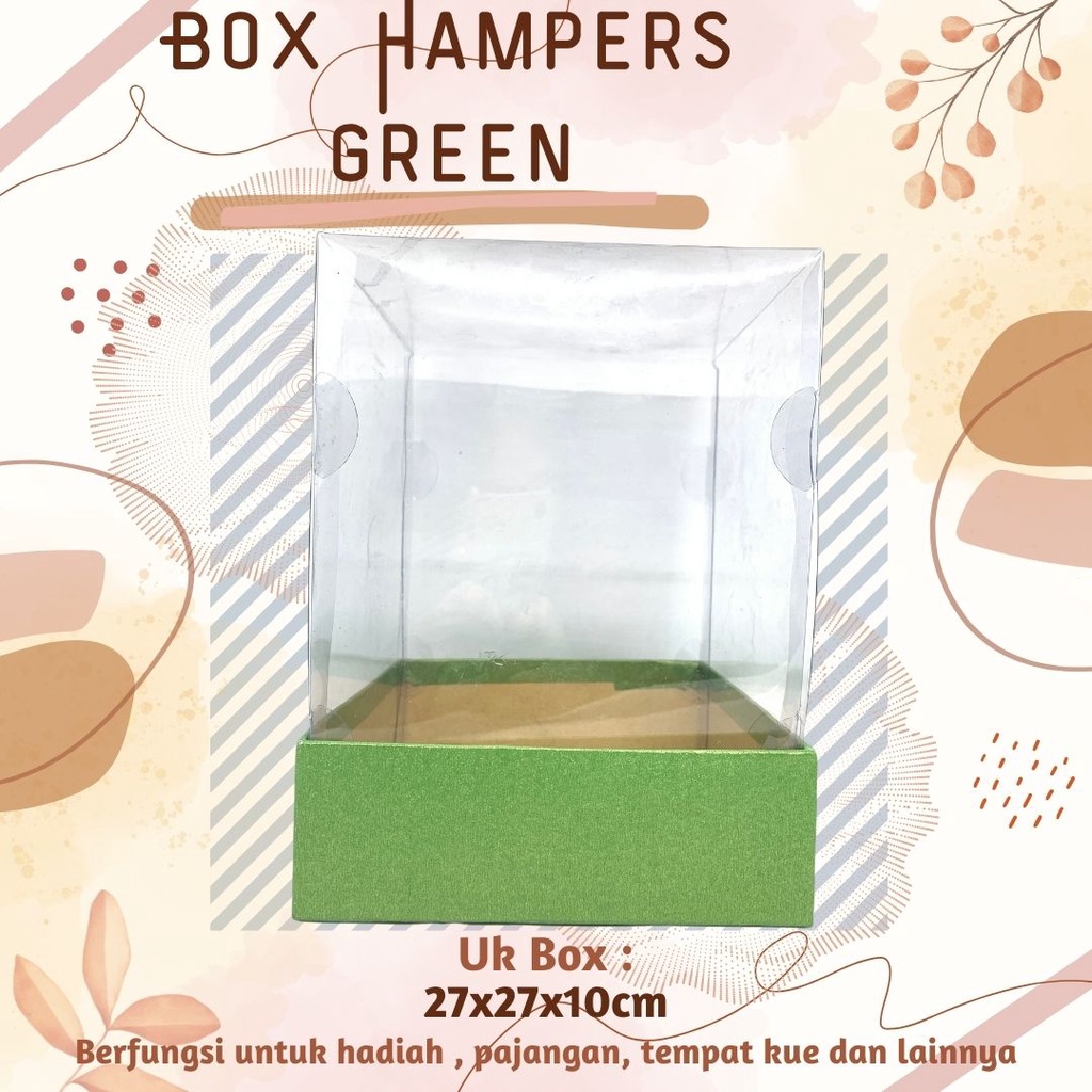 

BOX KUE | BOX HADIAH | BOX HAMPERS GREEN
