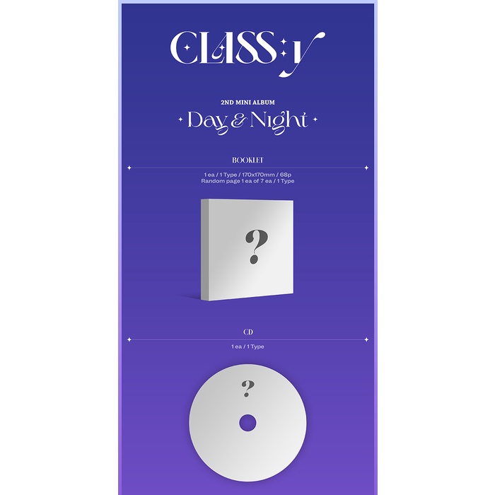 CLASS:y - 2nd Mini Album Day &amp; Night (CD, Platform ver)