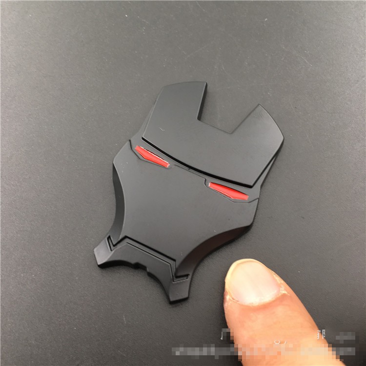 1 X 3D Metal Car Body Auto Super Hero Iron Man Emblem Badge Sticker Decal Logo