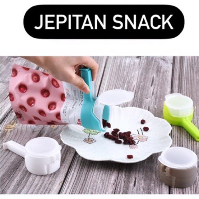 Jepitan Snack/ Alat Jepit Makanan/ Segel Penutup Makanan/ Jepit Snack