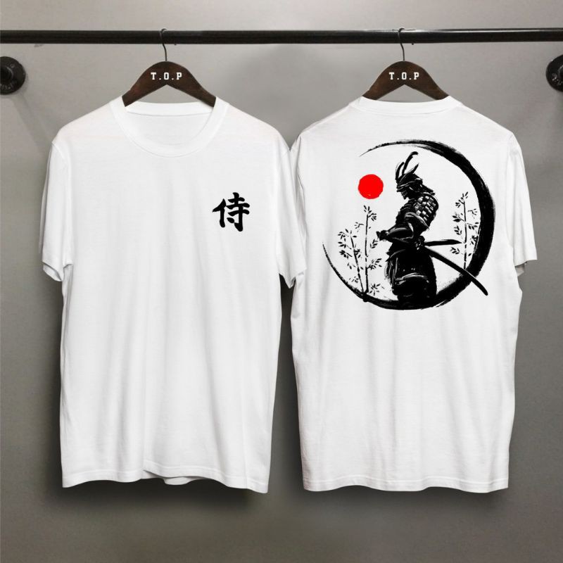 BAJU KAOS JEPANG SAMURAI ATASAN BAJU KAOS PRIA COWOK WANITA DISTRO M L XL XXL XXXL XXXXL XXXXXL