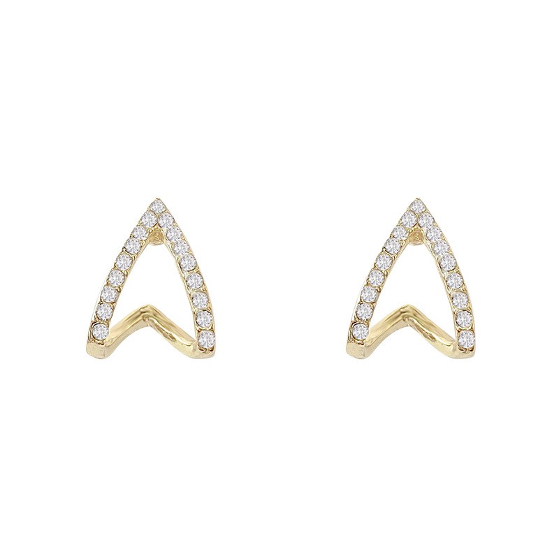 Shuling Wanita Tidak Teratur Geometris Stud Earrings Ear Studs