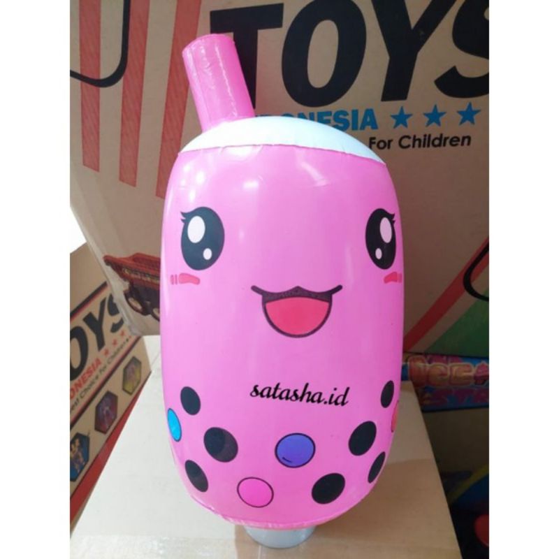 Mainan Anak Tiupan Boneka boba viral mainan balon tiupan boneka boba