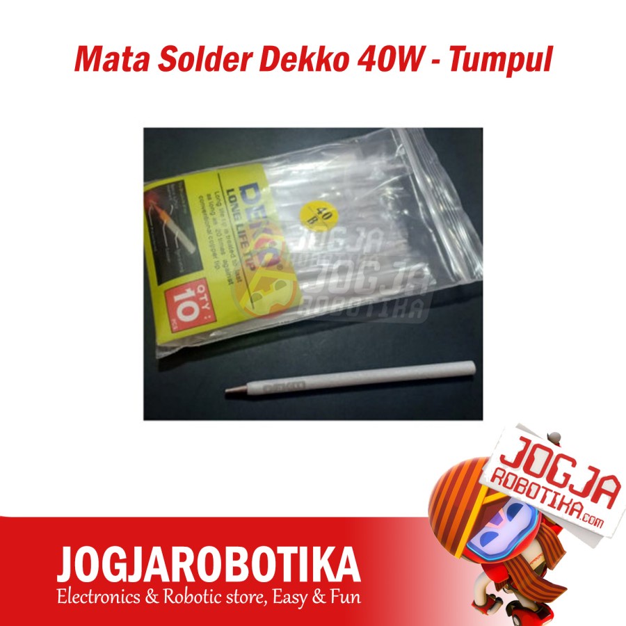 MATA SOLDER PUCUK SOLDER DEKKO 40W TUMPUL Kompatibel Solder Dekko DS30N DS40N 938-N