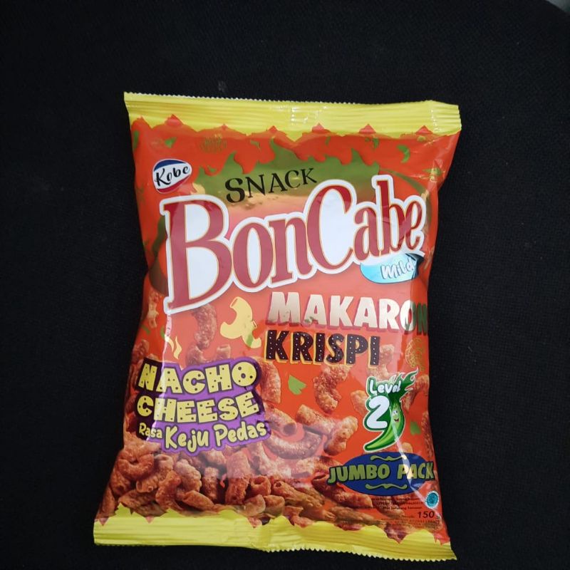 boncabe makaroni crispy nacho cheese level 2 rasa keju pedas 135 gram kemasan JUMBO