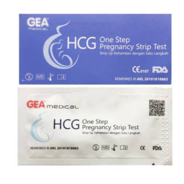 Strip Test Kehamilan (Satuan) HCG - Strip Uji Kehamilan