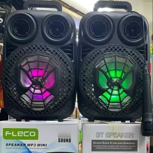 speaker bluetooth FLECO F-8602 / 8601 LED FREE MIC REMOTE