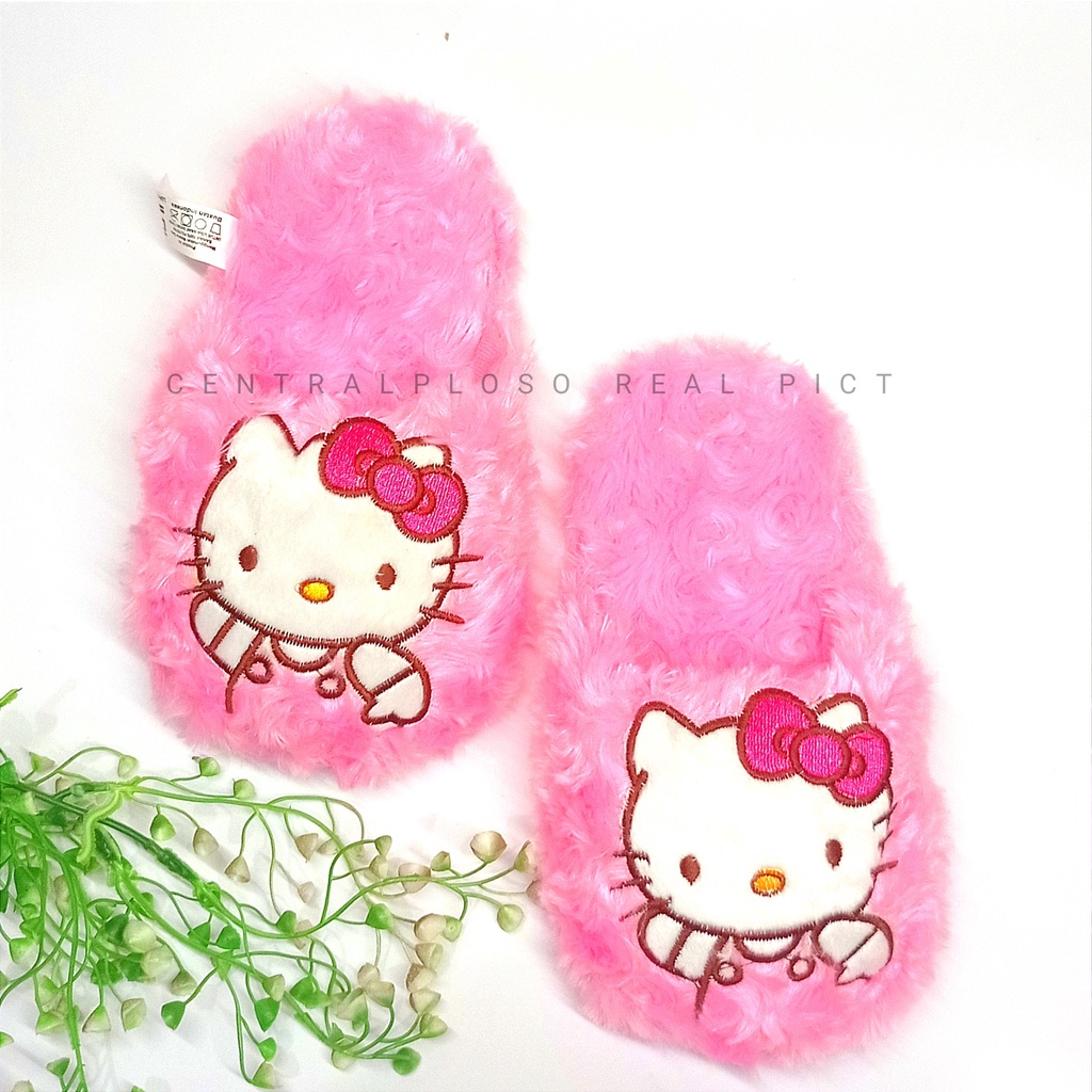 SANDAL Wanita untuk kamar ukDEWASA SANDAL KAMAR HELLO KITTY SANDAL TIDUR 25 CM halus dan lembutcp