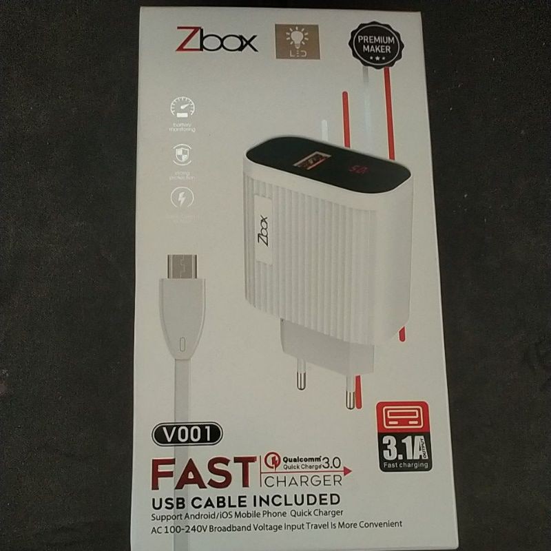 CHARGER USB MICRO ZBOX 3.1A