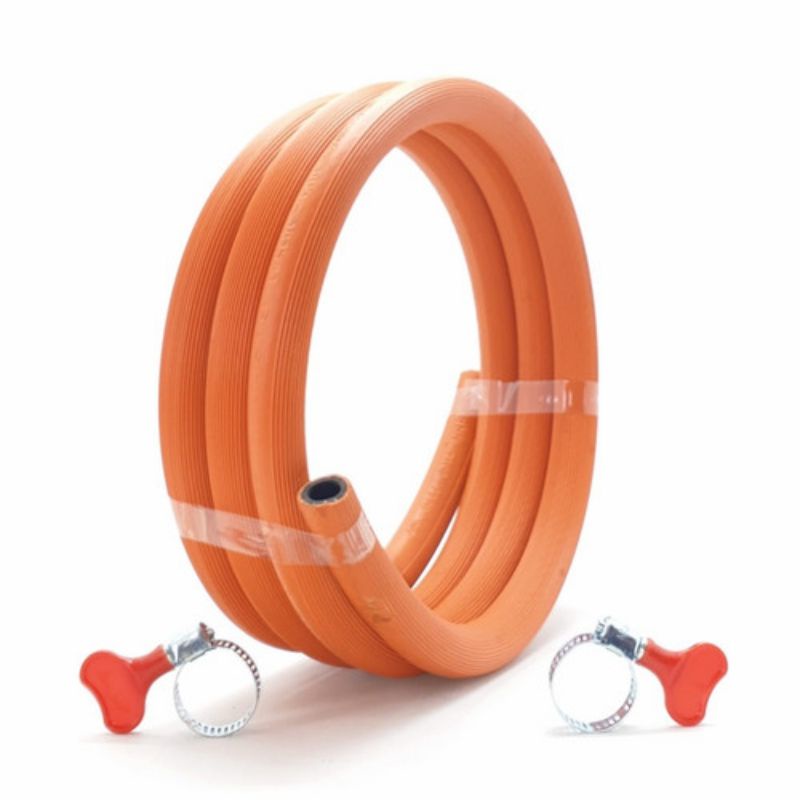 Selang gas Elpiji 3 lapis Orange Caisar Meteran