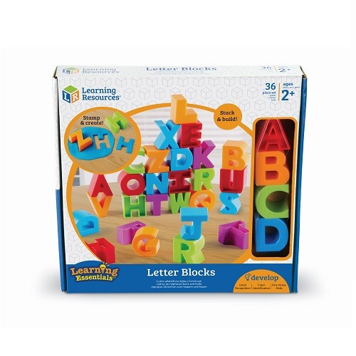 Learning Resources Letter Blocks Mainan Belajar Mengenal Huruf