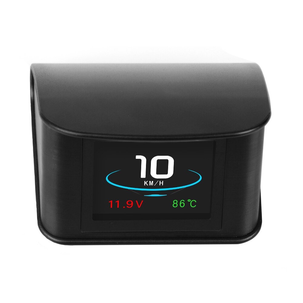 Display HUD Mobil OBD2 On-board Computer Speedometer - P10 - Black - OMGP0DBK