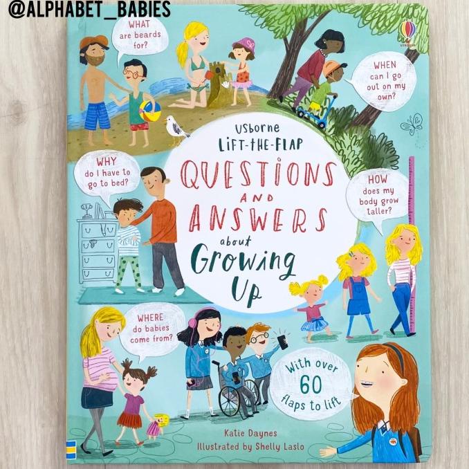 

Promo Usborne Lift The Flap Questions And Answers About Growing Up