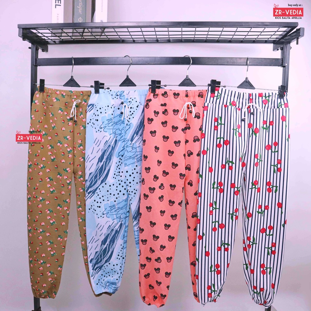 Jogger Anak Perempuan 1-12 Tahun / Joger Cewek Celana Panjang Pants Import Semi Main Harian kiosbalitaaprilia