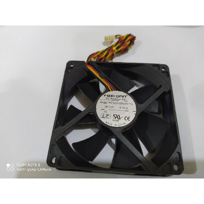 FAN 9CM FOXCONN PV902512HSPF DC. 12V 0.36A