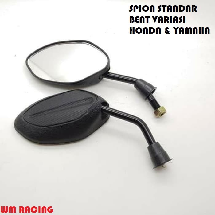 Spion Standar Beat Universal / Untuk Honda Dan Yamaha SEMUA JENIS MOTOR-MJ_MOTORSHOP