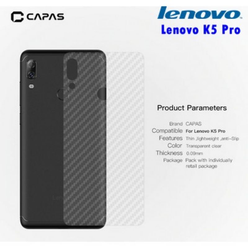 GARSKIN CARBON LENOVO A1000, A2010, A6000,A6010, A6000+, A7000, K5+
