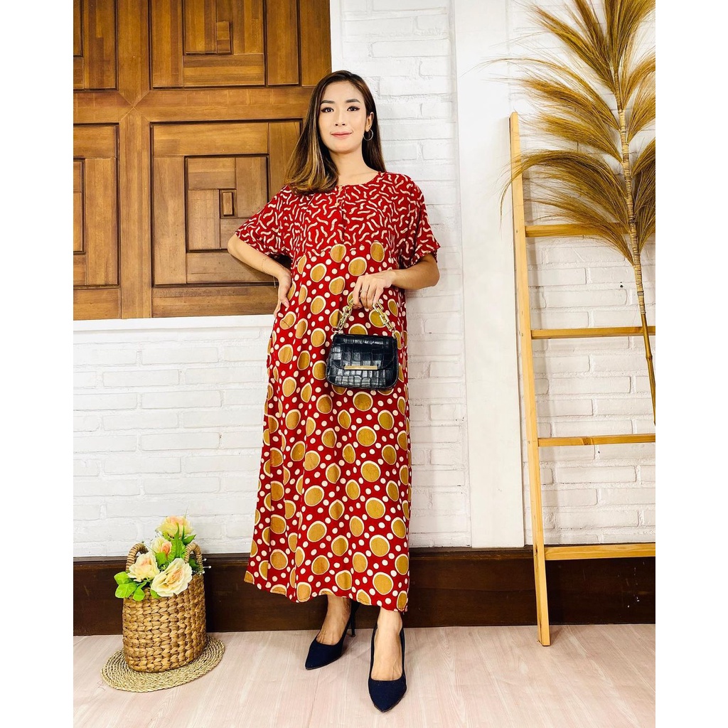 Daster Batik Murah Baju Tidur Batik Murah Adem Nyaman Daster Batik Pekalongan Daster Yukensi-Julia-MH