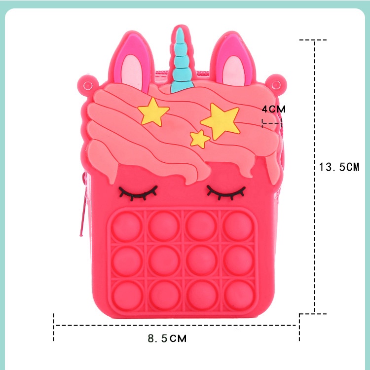 tas termurah anak unicorn selempang jelly  pop it