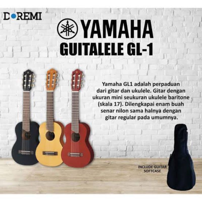 YAMAHA GL 1 ORIGINAL GUITALELE GITAR LELE