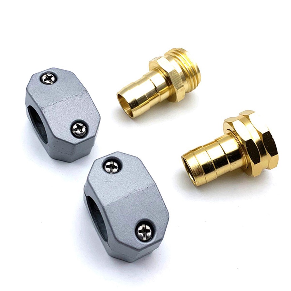 【 ELEGANT 】 Fitting Reparasi Selang Nozzle Kran Tahan Korosi Dengan Penjepit Seng Female and Male Adapter Anti Bocor