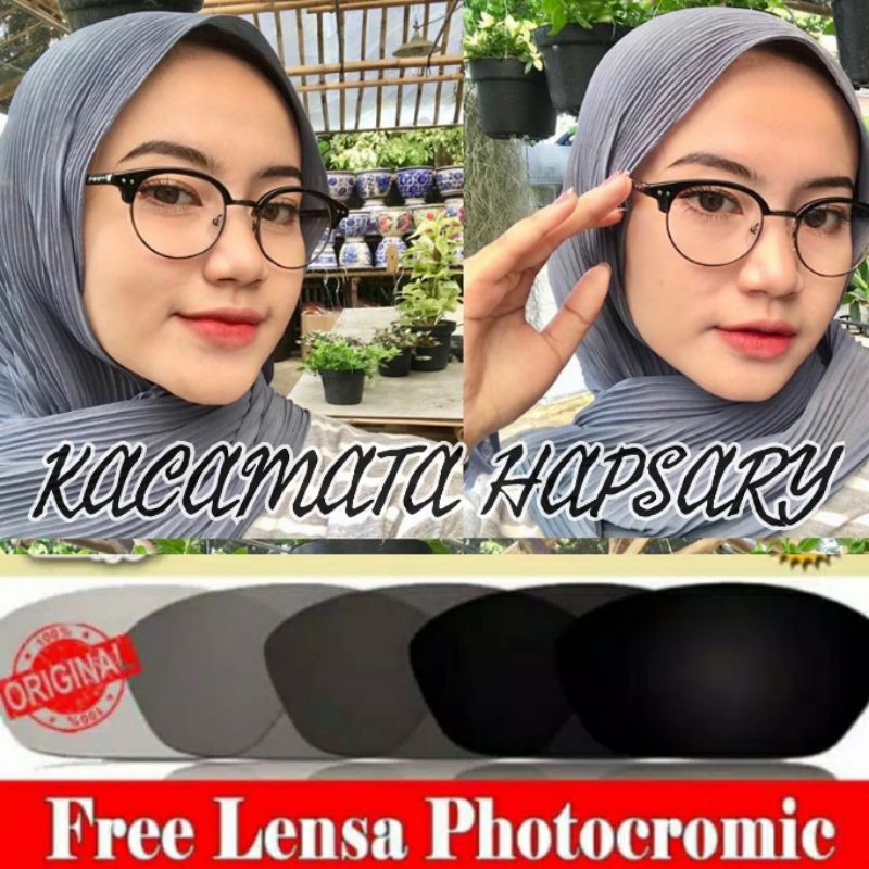 FRAME KACAMATA MINUS | PAKET LENSA PHOTOCROMIC | KACAMATA ANTI RADIASI KACA MATA BACA | 822