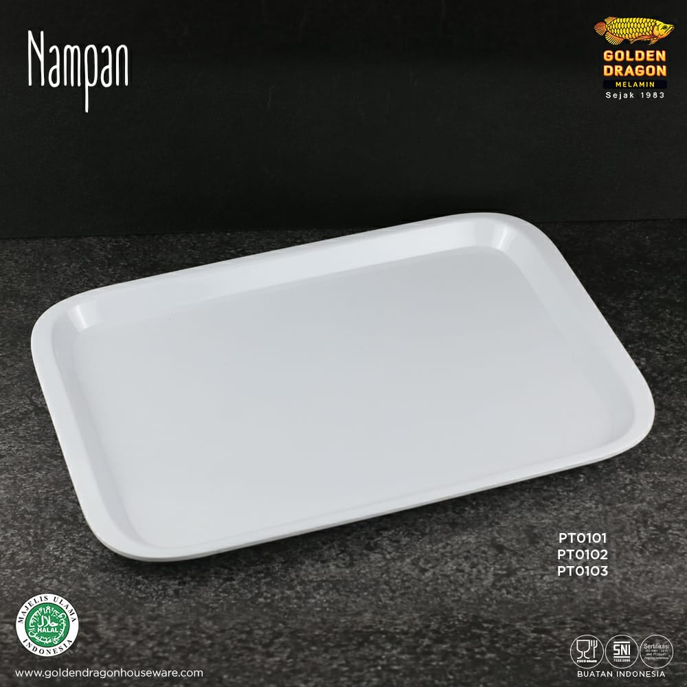 NAMPAN KOTAK / NAMPAN MELAMIN / GOLDEN DRAGON PT0101