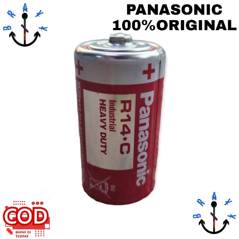 Baterai PANASONIC Tipe C ORIGINAL 1.5V