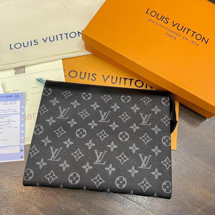 Jual POUCH CLUTCH PRIA LV LOUIS VUITTON LV MONOGRAM EMBOS MIRROR VIP -  Jakarta Timur - Azisrasyaat